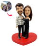Niestandardowe figurki Bobble Head dla par